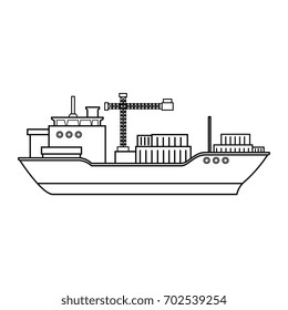 Cargo Ship Icon