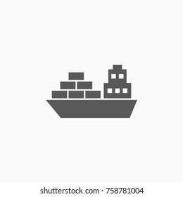 Cargo Ship Icon