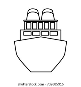 cargo ship icon image