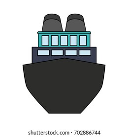 cargo ship icon image