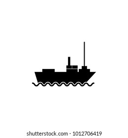 cargo Ship icon. Oil an gas icon elements. Premium quality graphic design icon. Simple icon for websites, web design, mobile app, info graphics on white background