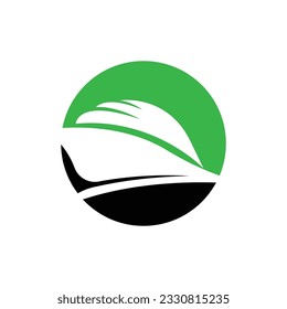 Cargo Ship Logo Design, Ocean Transportation Vector, And Cruise Ship, Cargo, Logistics, Sailing School, Speedboat