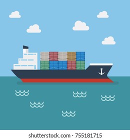 Cartoon Cargo Ships Images Stock Photos Vectors Shutterstock