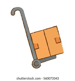 cargo shipping or handling related icons image vector illustration design 