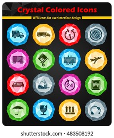 Cargo shipping simply symbol for web icons and user interface