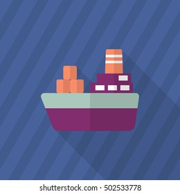 Cargo ships icon