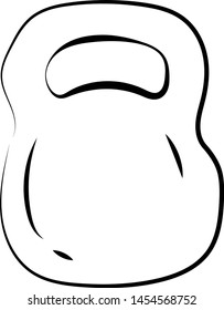 Esbozo de carga, ilustración, vector sobre fondo blanco.