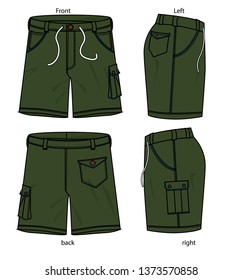 cargo sorts vector template for men