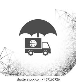 Cargo stock vector icon illustration design