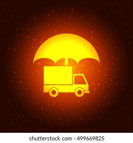 Cargo stock vector icon illustration design