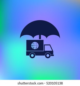 Cargo stock vector icon illustration design