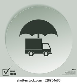 Cargo stock vector icon illustration design