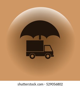 Cargo stock vector icon illustration design
