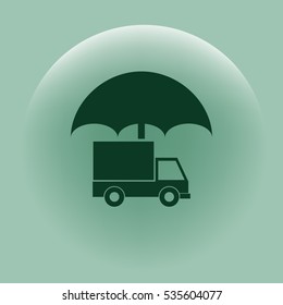 Cargo stock vector icon illustration design
