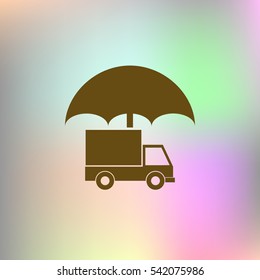 Cargo stock vector icon illustration design