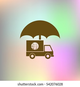 Cargo stock vector icon illustration design