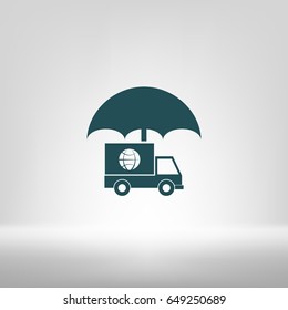 Cargo stock vector icon illustration design