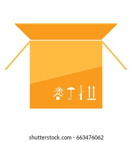 cargo symbols on boxes boards