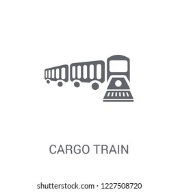 Cargo Train icon. Trendy Cargo Train logo concept on white background from Delivery and logistics collection. Suitable for use on web apps, mobile apps and print media.