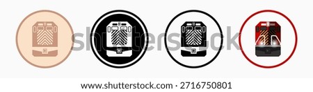 Cargo Train Icons: vector illustration of freight train icons with white background