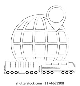 cargo train with planet logistic service