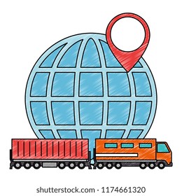 cargo train with planet logistic service
