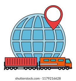 cargo train with planet logistic service