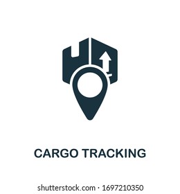 Icono de Cargo Traking. Simple ilustración. Icono de Cargo Trafico para diseño web, plantillas, infografías y más