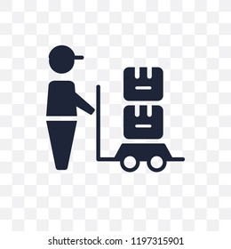 Cargo transparent icon. Cargo symbol design from Delivery and logistic collection.