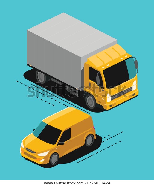 Cargo transport. Delivery service, logistics\
concept vector\
illustration