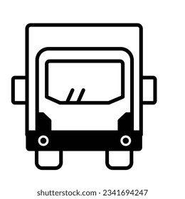 Cargo transport Vector Icon which can easily modify

