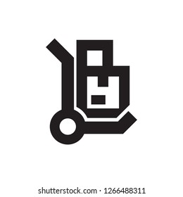 CARGO TRANSPORTATION ICON CONCEPT