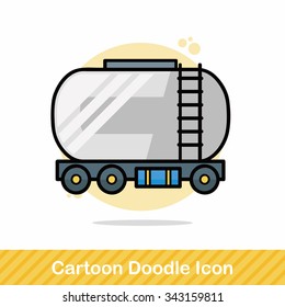cargo truck doodle