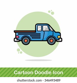 cargo truck doodle