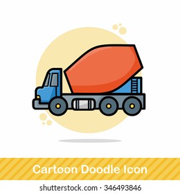 cargo truck doodle