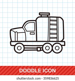 cargo truck doodle