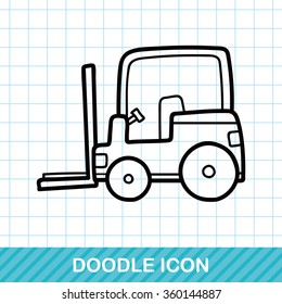 cargo truck doodle
