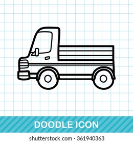 cargo truck doodle