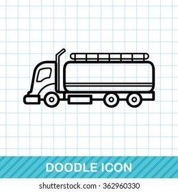 cargo truck doodle