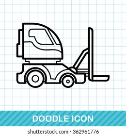 cargo truck doodle