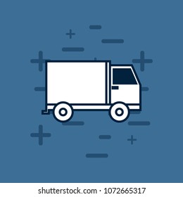 cargo truck icon