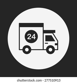 cargo truck icon