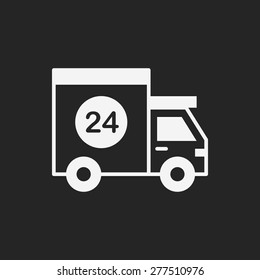 cargo truck icon