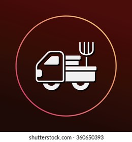 cargo truck icon