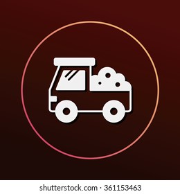 cargo truck icon