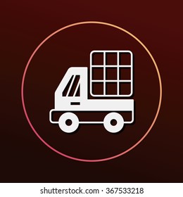 cargo truck icon