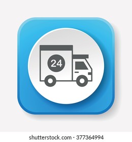 cargo truck icon