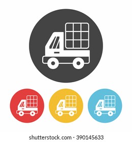 cargo truck icon