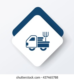 cargo truck icon
