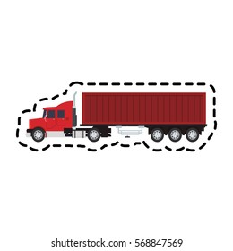 cargo truck icon